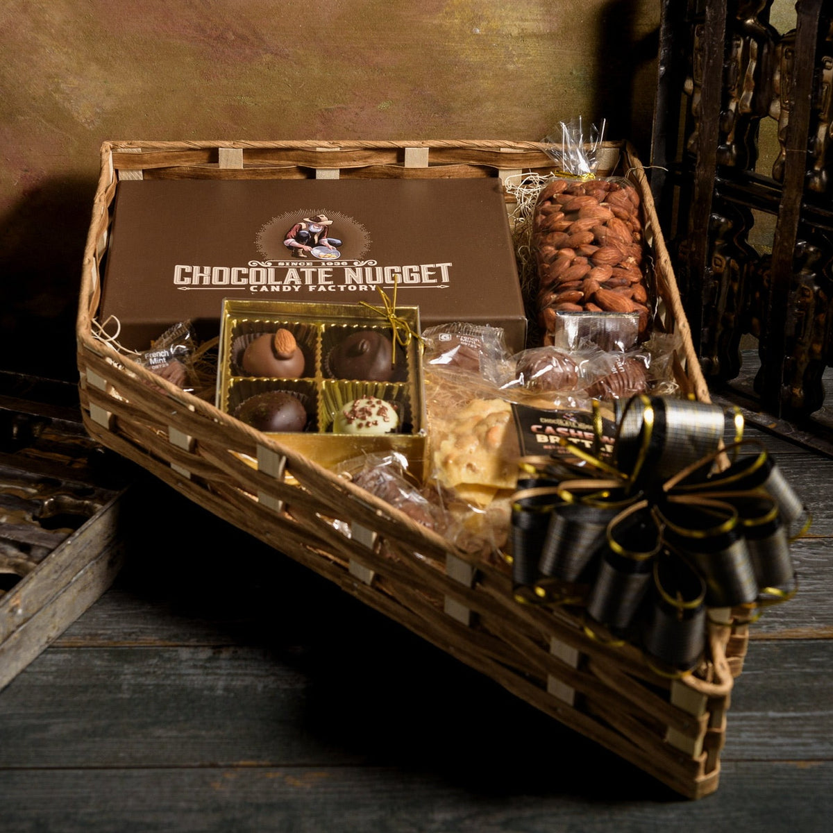 Nevada Gift Basket Chocolate Nugget Candy Factory